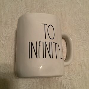 RAE DUNN Buzz Lightyear “TO INFINITY” Double sided MUG